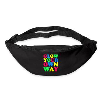Brillez à votre façon - Colorful Fun - Sac banane - noir - Devant