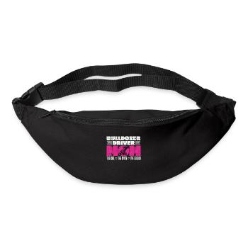 Bulldozer Driver Mom The Idol Construction Vehicle - Bum bag - black - Front