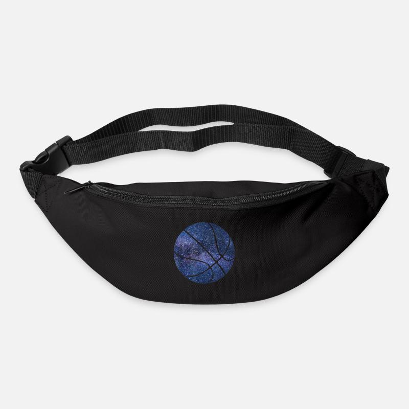 Basketball Ball Space - Gürteltasche - Schwarz