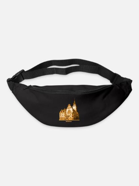 Werdau Town Hall Pleiße Saxony - Bum bag - black