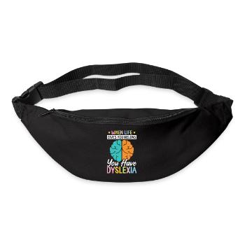 Dyslexia Awareness - Bum bag - black - Front