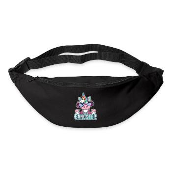 Gangsta Unicorn - Gürteltasche - Schwarz - Vorne