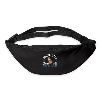 Obsédé par l’abyssin - Sac banane - noir - Devant