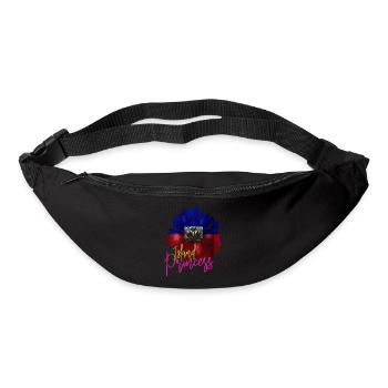 Haïti drapeau haïtien femme princesse je cadeau - Sac banane - noir - Devant
