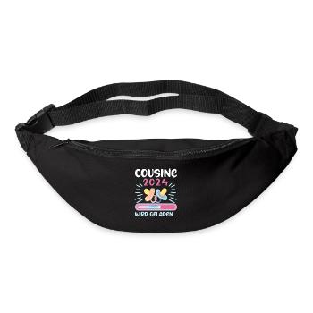 Cousine werden Cousine 2024 - Gürteltasche - Schwarz - Vorne