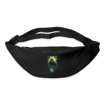 Gorilla Kunstwerk Natur Tier - Gürteltasche - Schwarz - Vorne