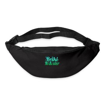 Chakra Holistic Healing Hands Bouddha Reiki Master - Sac banane - noir - Devant