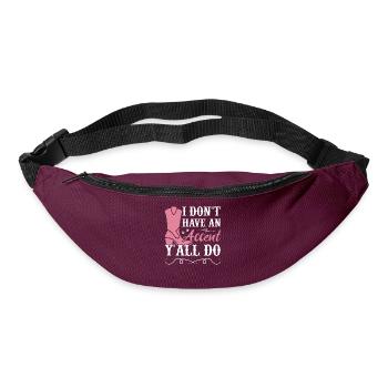 Southern Slang Land - Bum bag - burgundy - Front