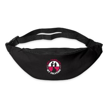 Soudeur Mon problème Ma solution Pictogramme Maman Papa - Sac banane - noir - Devant