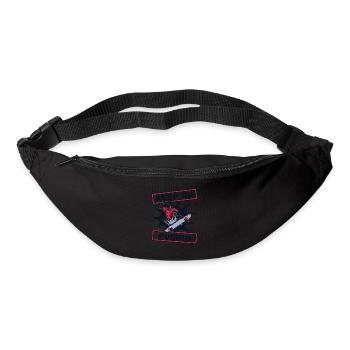 Keep On Pushin Skatepark Skatergirl Skaterboy - Bum bag - black - Front