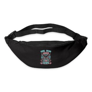 Köchin - Gürteltasche - Schwarz - Vorne