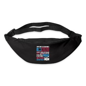Dental Assistant Proud Dental Assistant Mom - Bum bag - black - Front