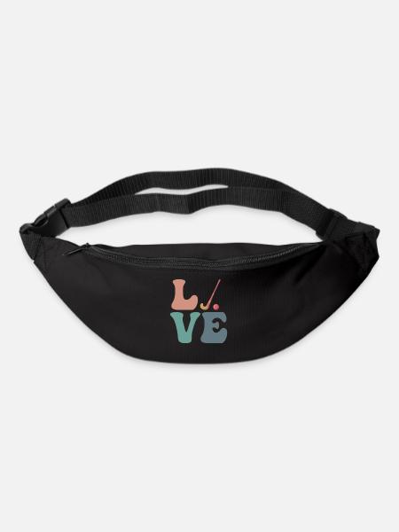 Field Hockey Street Hockey Player - Bum bag - black