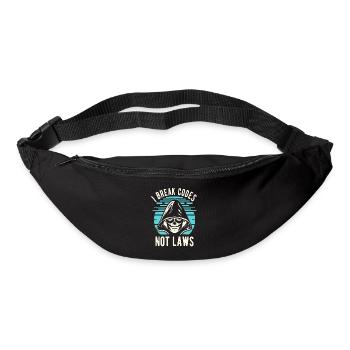 Analyste en piratage éthique Cybersécurité éthique - Sac banane - noir - Devant