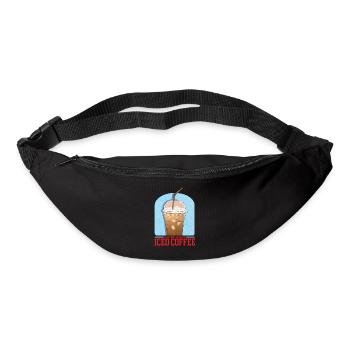 Iced Coffee | Coffee Lover Gift - Bum bag - black - Front