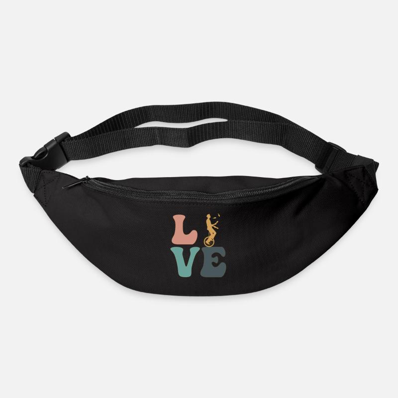 Jonglerie Cirque Jongleur - Sac banane - noir