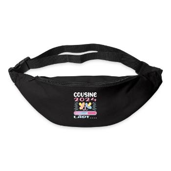 Cousine werden Cousine 2024 - Gürteltasche - Schwarz - Vorne