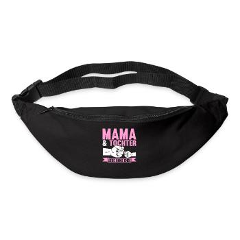Mutter Muttertag Mama und Tochter - Gürteltasche - Schwarz - Vorne