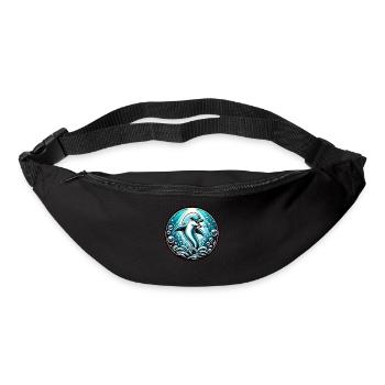 Dauphin Océan - Sac banane - noir - Devant