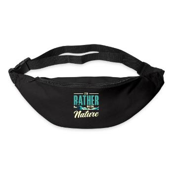 Funny Hiking Gift - Bum bag - black - Front