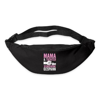 Mutter Muttertag Mama und Tochter - Gürteltasche - Schwarz - Vorne
