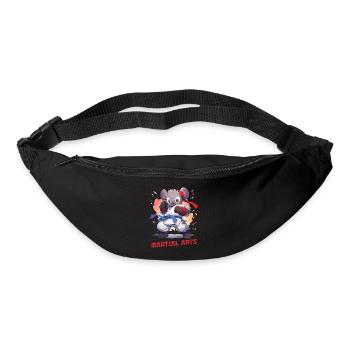 Drôle Koala Arts Martiaux MMA Kawaii Arts Martiaux - Sac banane - noir - Devant