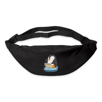 Tasse à café pingouin - Sac banane - noir - Devant