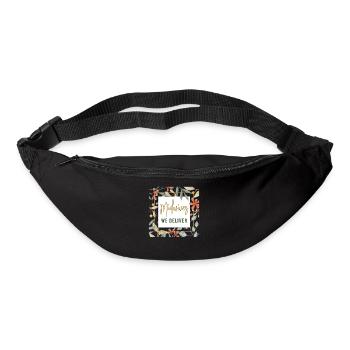 Nurse Midwife Birth Worker Flower - Bum bag - black - Front