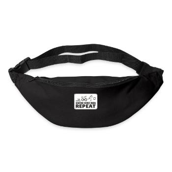 Funny Endurance Sports Jogging Fitness Jogging - Bum bag - black - Front