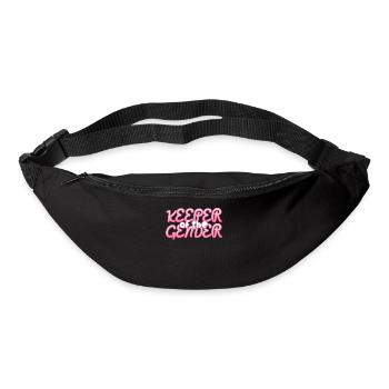 Gardien du genre - Sac banane - noir - Devant
