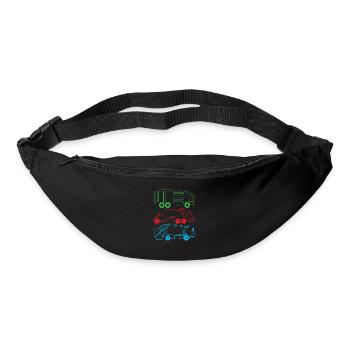 Garbage Truck Love Garbage Collection Child Boy I Gift - Bum bag - black - Front