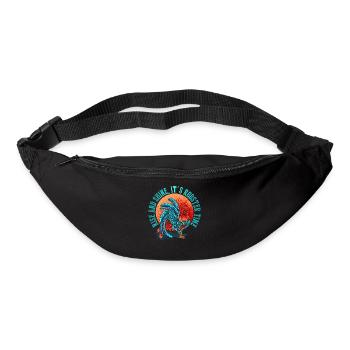 Erhebe dich und leuchte - Gürteltasche - Schwarz - Vorne