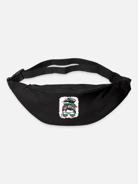 Bulgaria Bulgarian Flag Girls Bulgarian Girl Kids - Bum bag - black