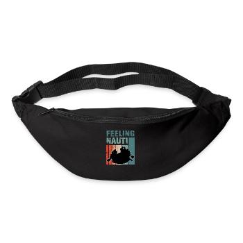 boater sailing trip for sailor sailing pin - Bum bag - black - Front