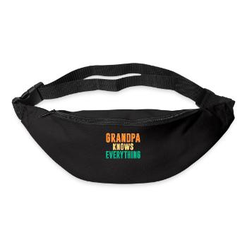 Grandpa Gifts - Gürteltasche - Schwarz - Vorne