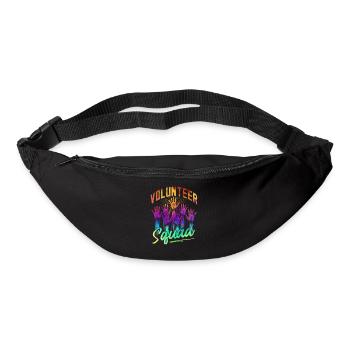 Escouade de bénévoles - Sac banane - noir - Devant