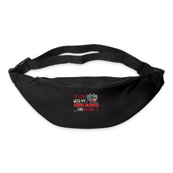 Tondeuse à gazon Tondeuse à gazon de course Tondeuse à gazon de course - Sac banane - noir - Devant
