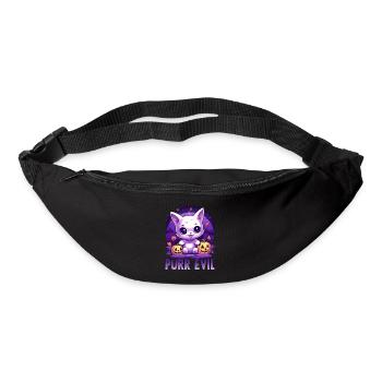 Chats Kawaii Costume d'Halloween Costume de chat - Sac banane - noir - Devant