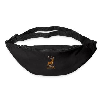 This Is My Deer Costume Funny Hunting Hunter Gift - Gürteltasche - Schwarz - Vorne