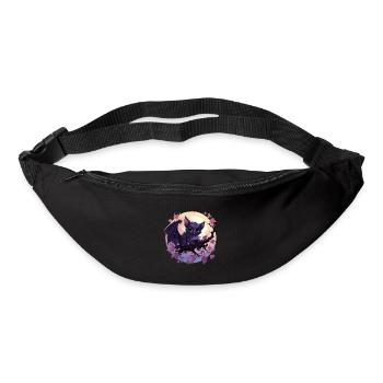 Halloween Chibi Gargoyle Costume Bat Halloween - Bum bag - black - Front