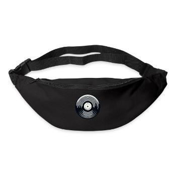 Disque vinyle - Sac banane - noir - Devant