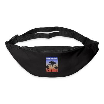 Amelia Island Florida Sonnenuntergang Urlaub Souvenir - Gürteltasche - Schwarz - Vorne