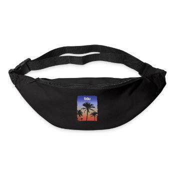 Bali Indonesia Sunset Vacation Souvenir Palm Tree - Bum bag - black - Front