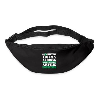 Bobsleigh My serious relationship funny - Gürteltasche - Schwarz - Vorne