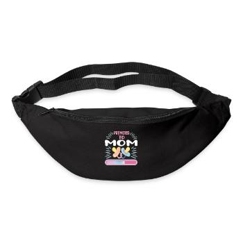Maman 2024 Enceinte Maman Grossesse - Sac banane - noir - Devant
