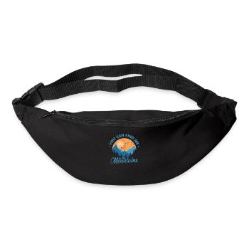You can Find Me in the Mountains Hiking - Bum bag - black - Front