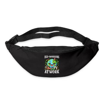 Lombriciculture Jardinage de vers de terre Vermiculture - Sac banane - noir - Devant