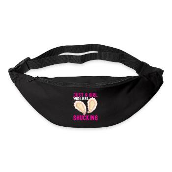 Huîtres Amateurs d’huîtres - Sac banane - noir - Devant
