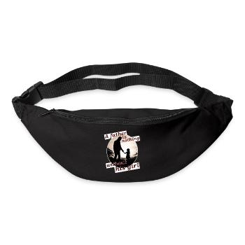 Father and daughter love - Bum bag - black - Front