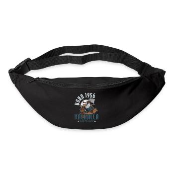 Les fils d’Odin sont nés en 1956 Viking 68e anniversaire - Sac banane - noir - Devant